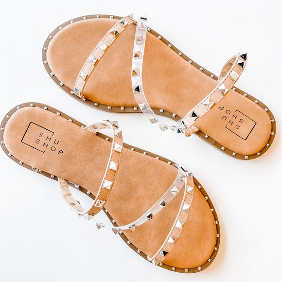NIB ShuShop Belara Sandal in Nude - Picture 1 of 1